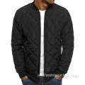 Högkvalitativa Quilted Bomber Jacket Mens